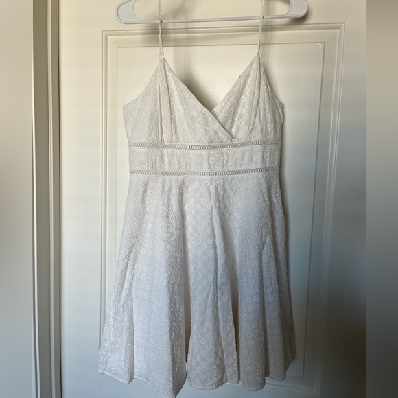 White spaghetti strap minidress, Large. Originally from Marshall’s. - Picture 2 of 4